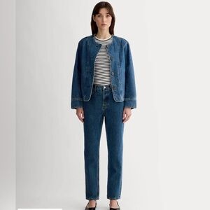Everlane Women's Midnight Blue Straight-Leg Jeans